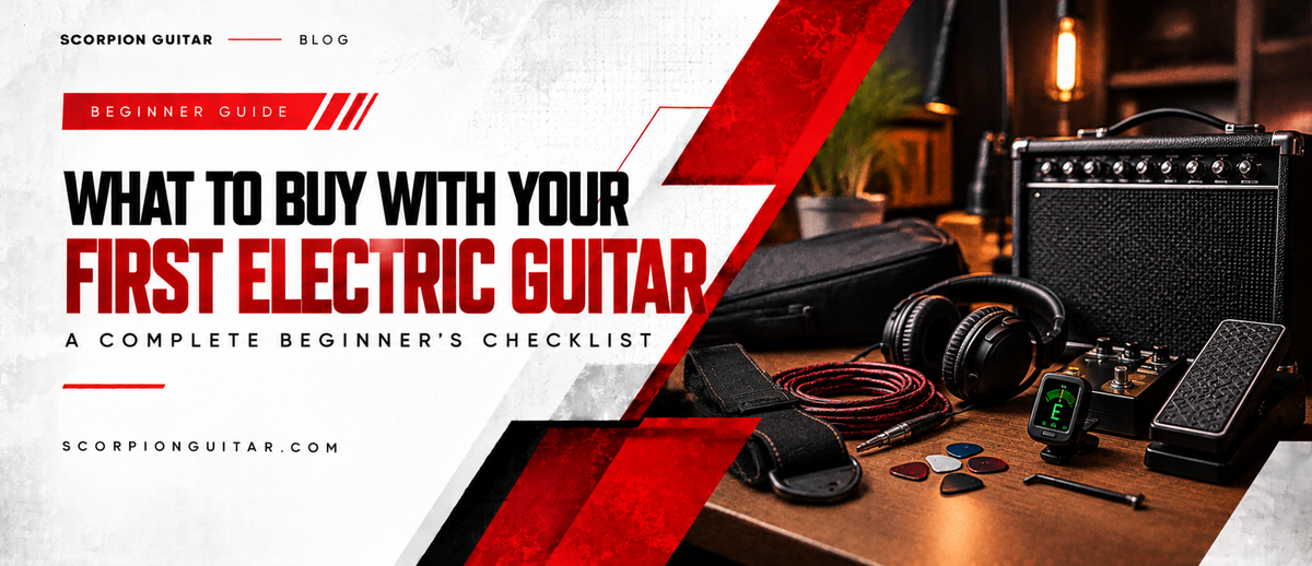What to Buy With Your First Electric Guitar: A Complete Beginner's Checklist